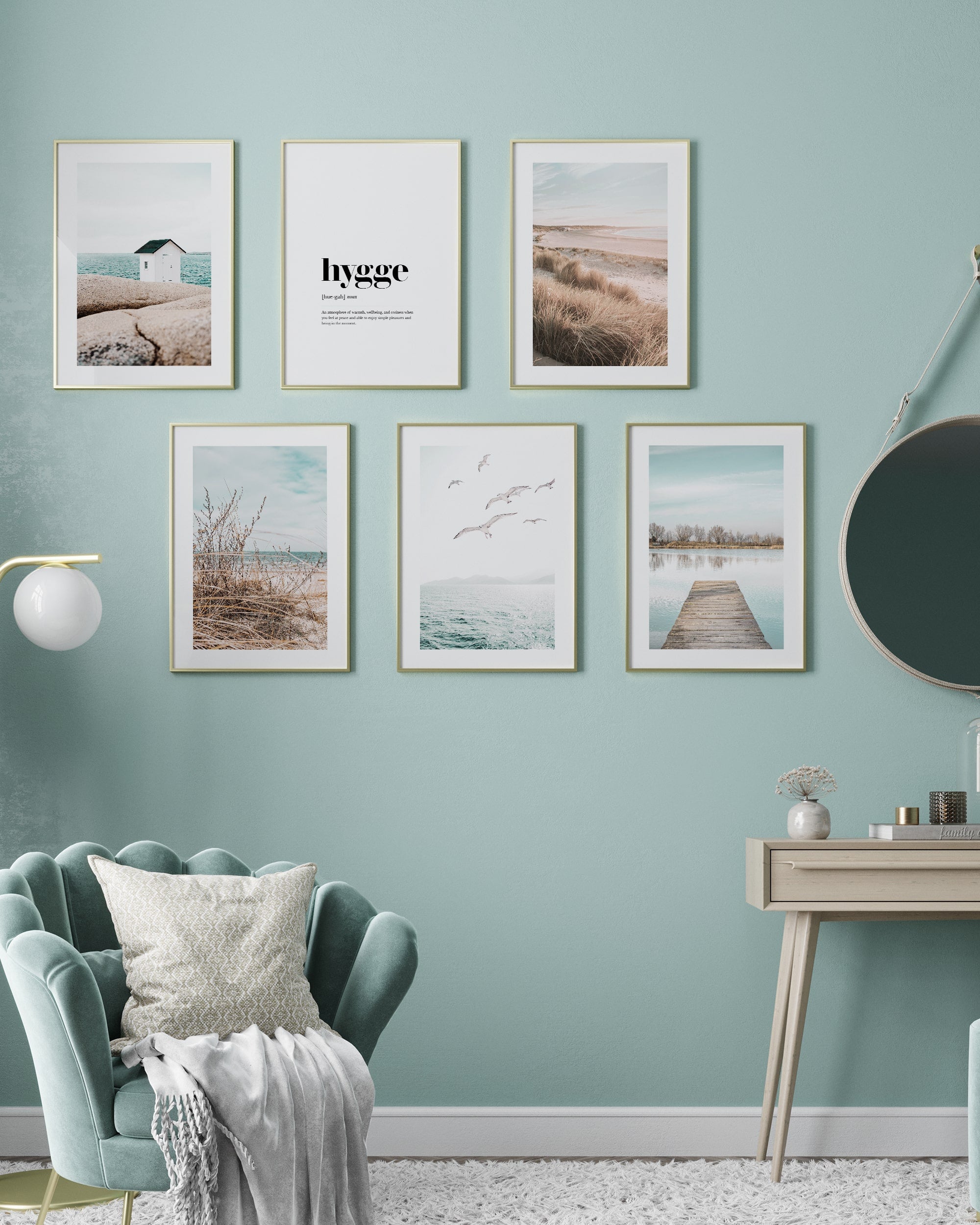 Skandi Meer Strand Möwen