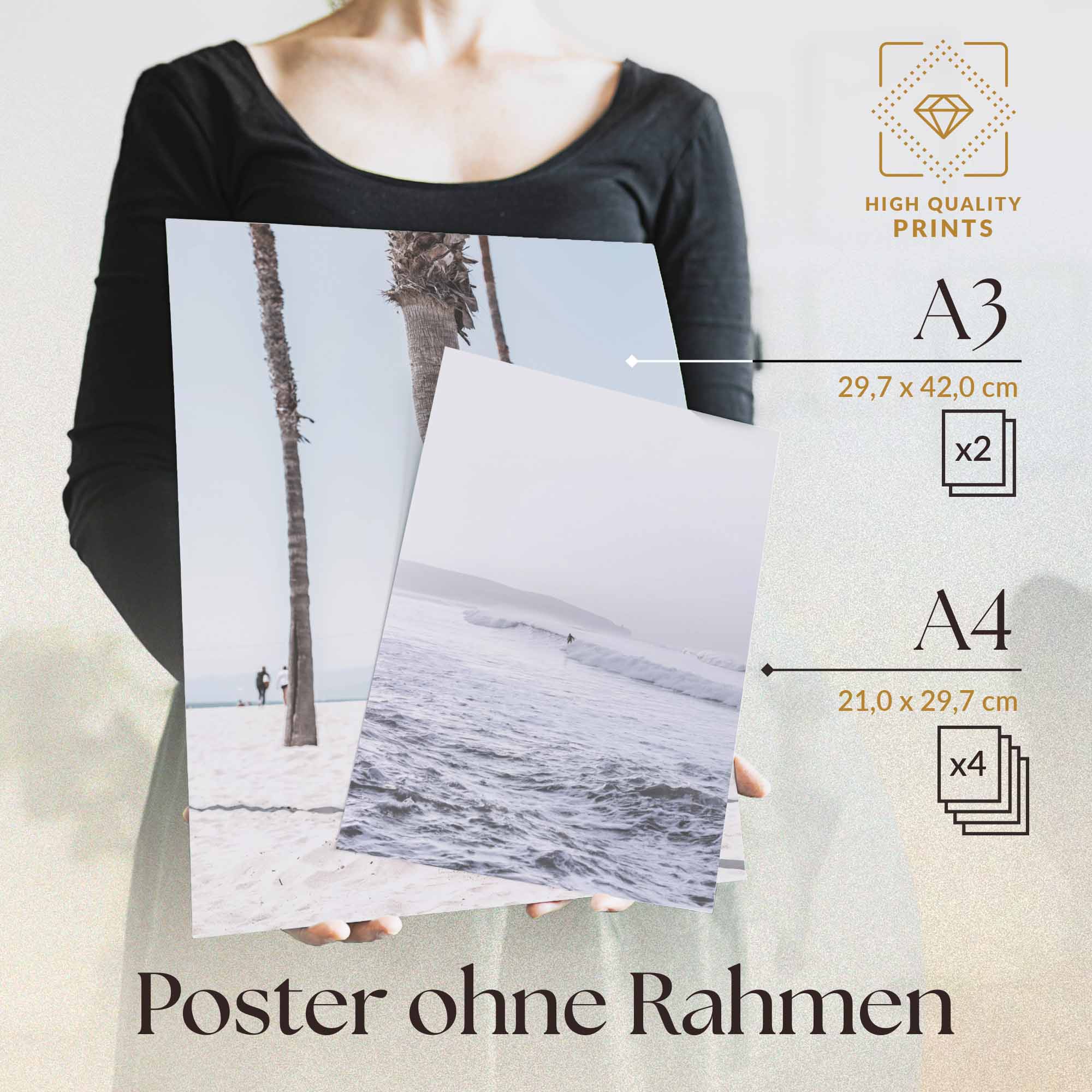 Pastell Surf Palmen