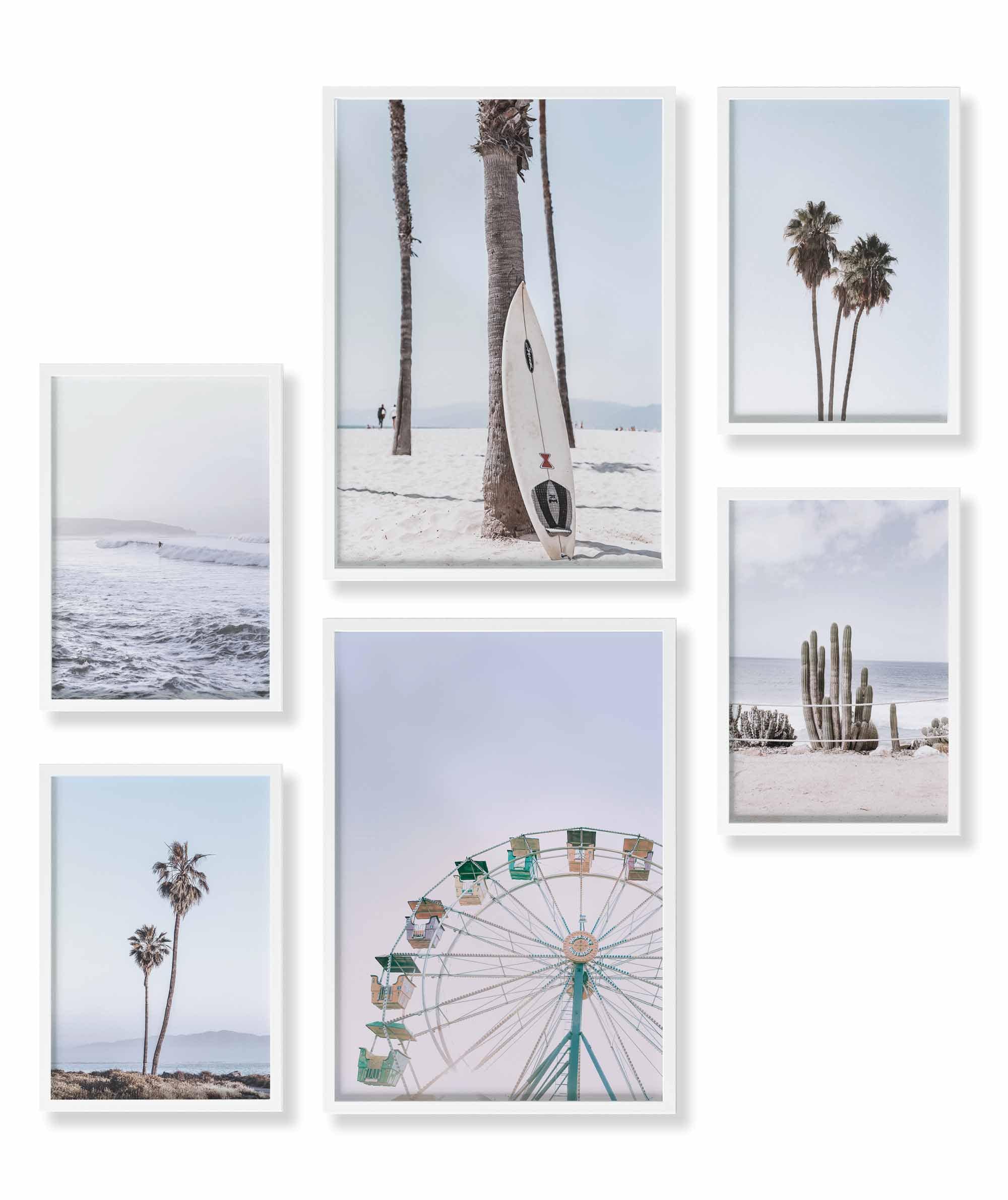 Pastell Surf Palmen