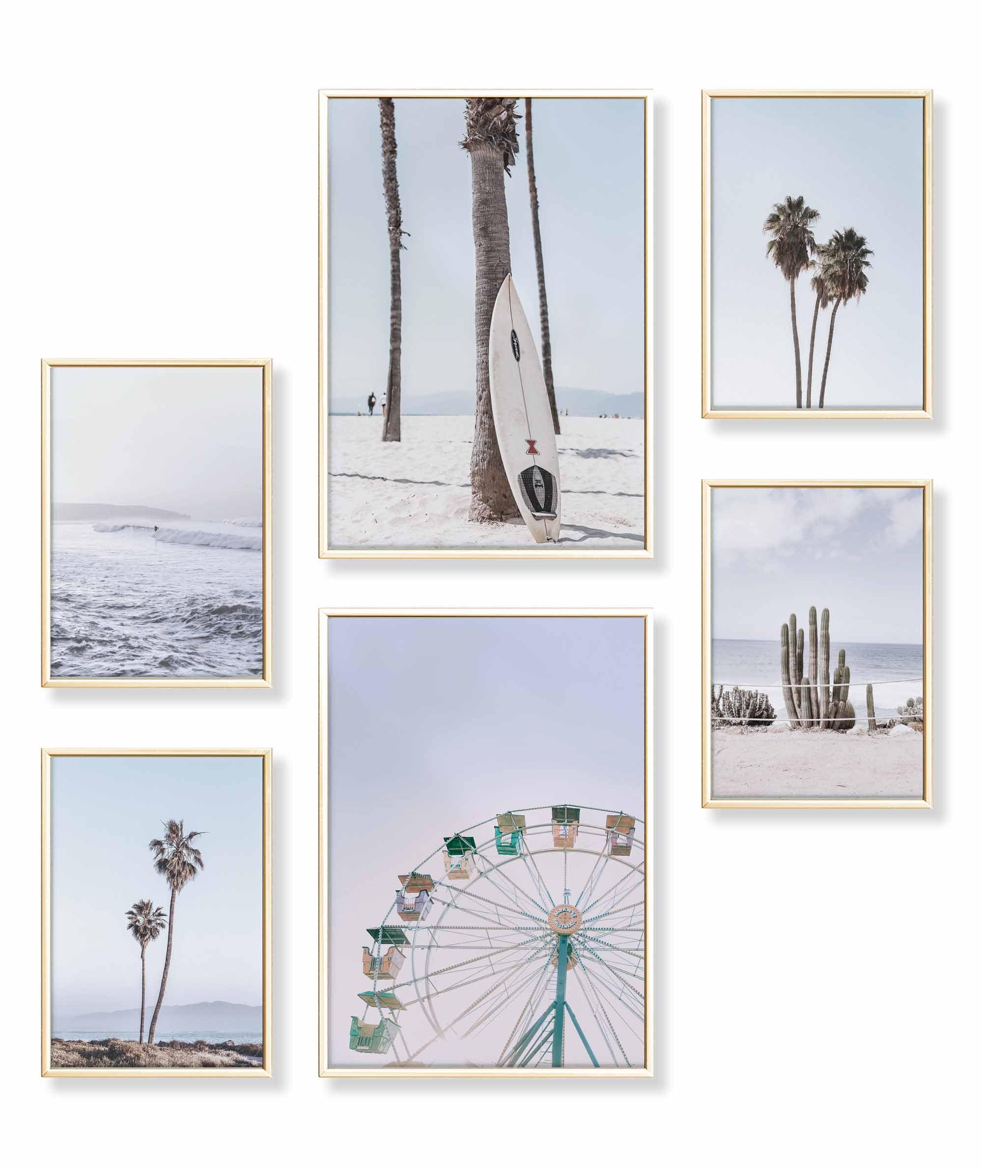 Pastell Surf Palmen