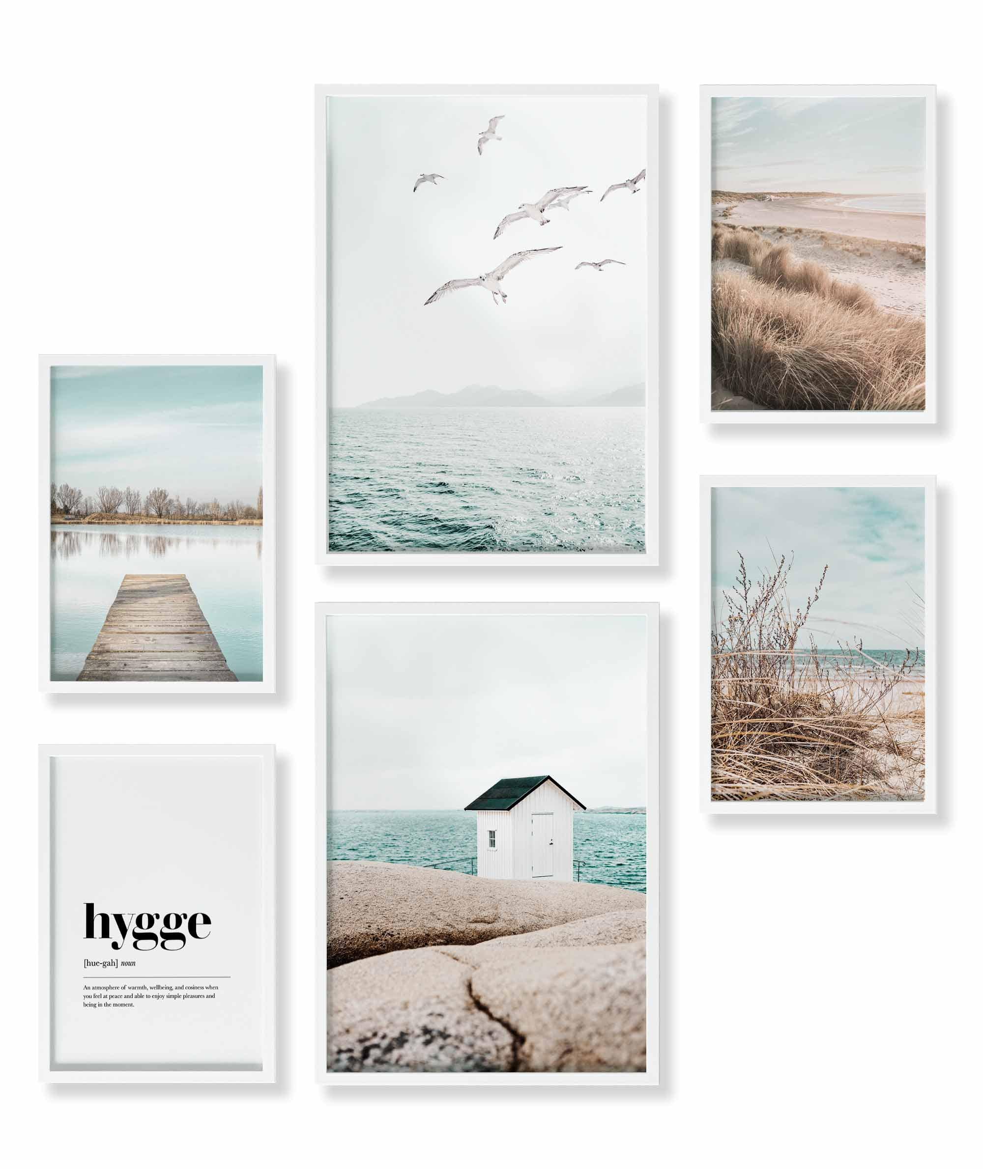Skandi Meer Strand Möwen