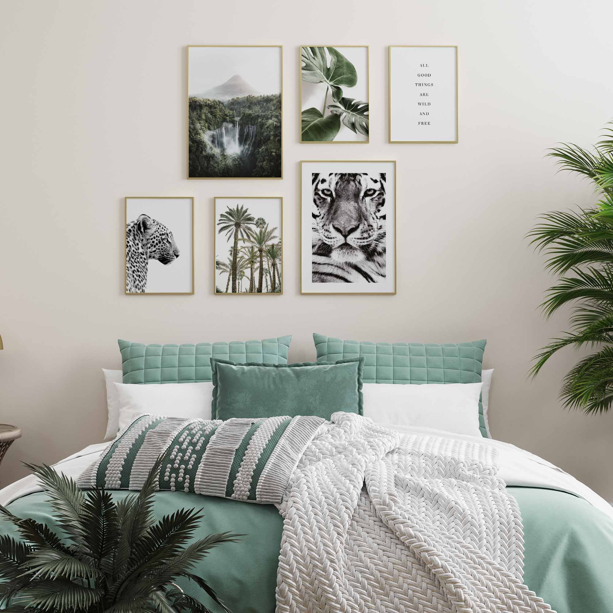 Natur Wald Wasserfall