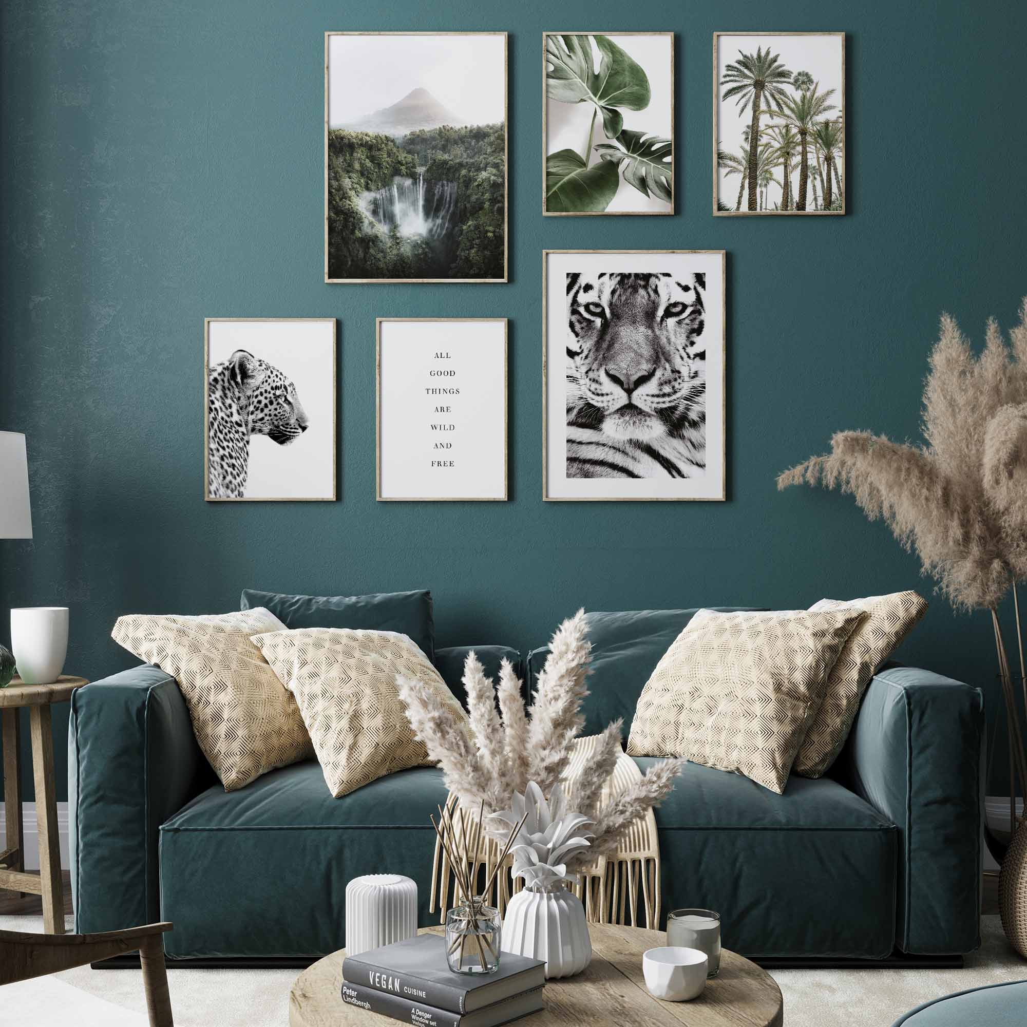 Natur Wald Wasserfall