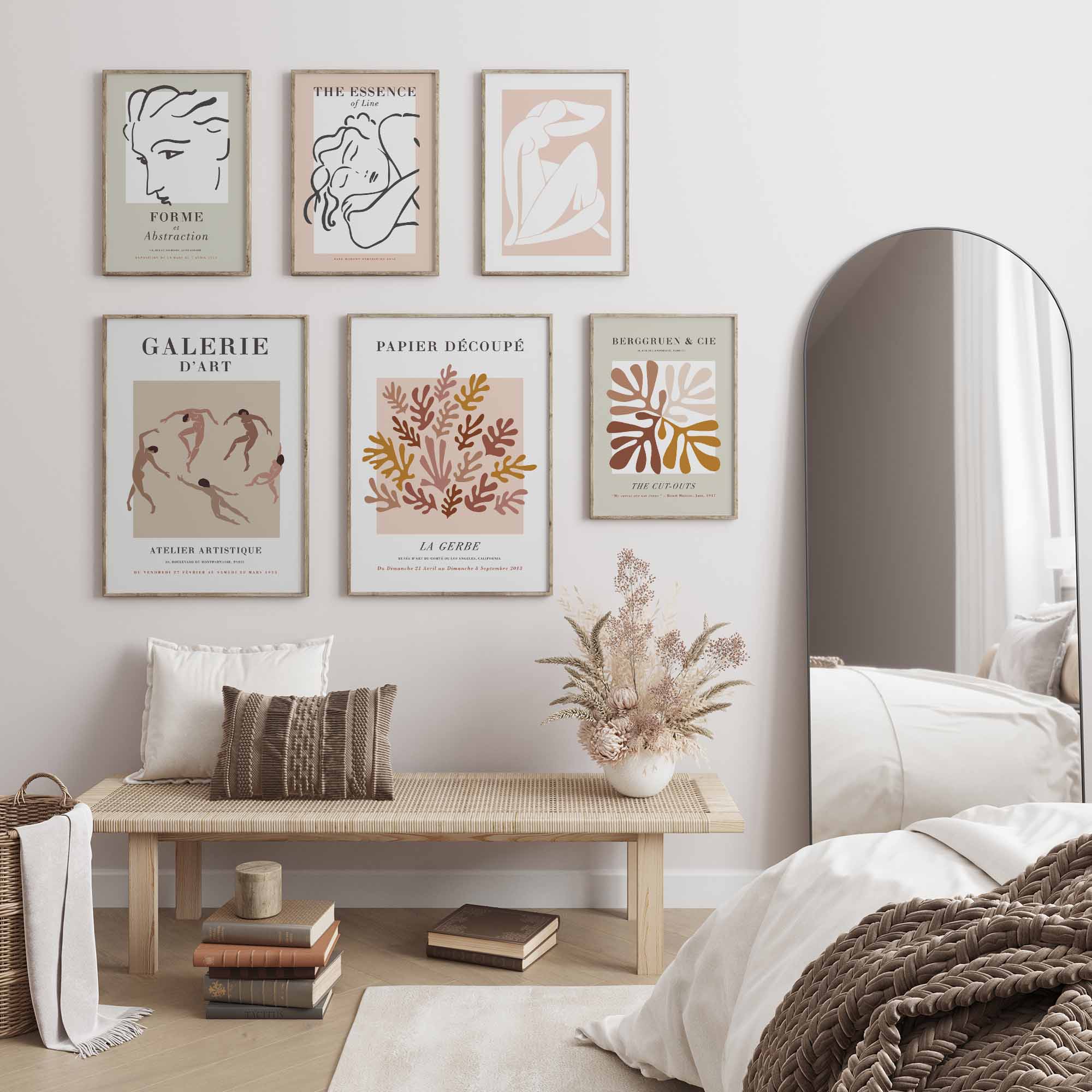 Abstrakt Pink Matisse