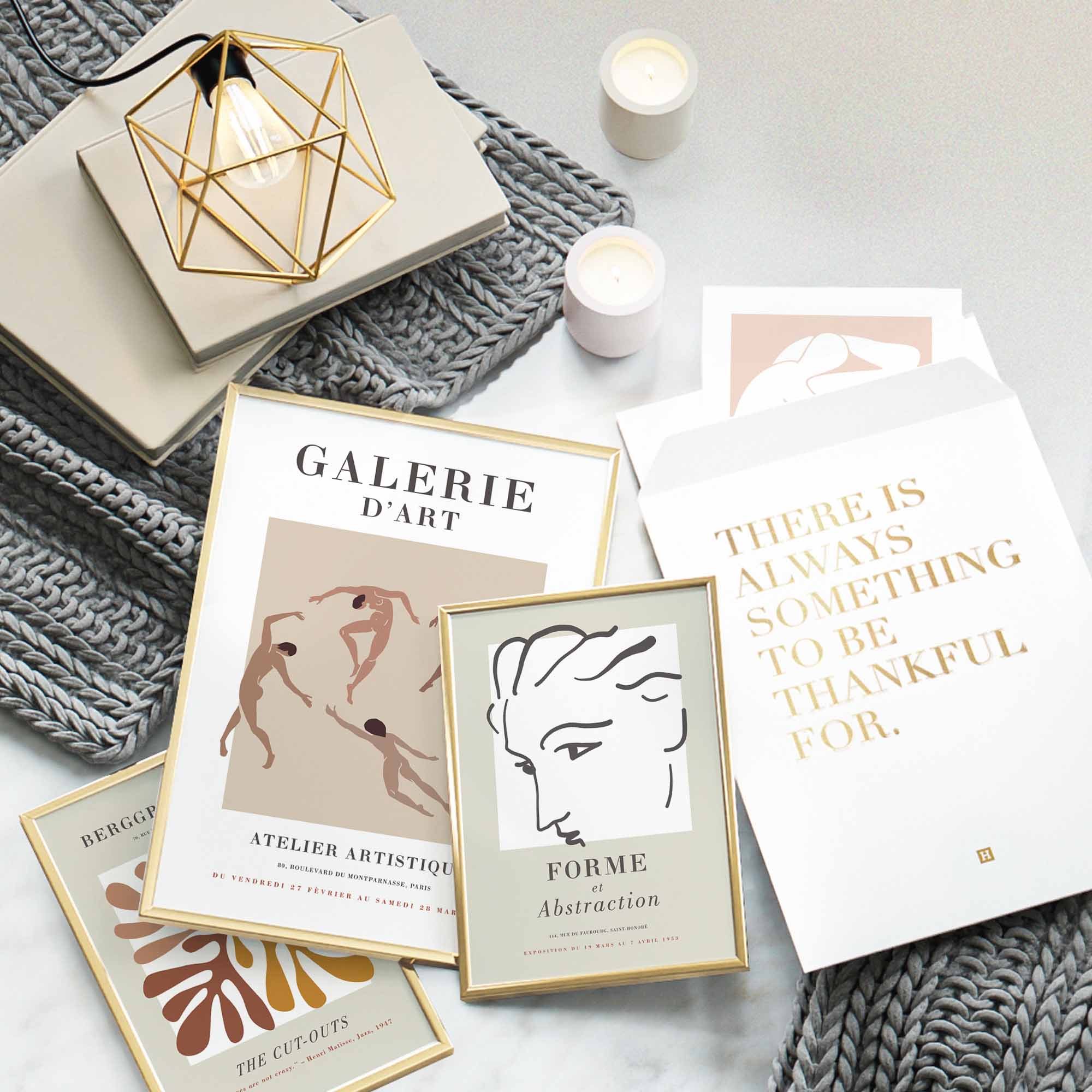 Abstrakt Pink Matisse