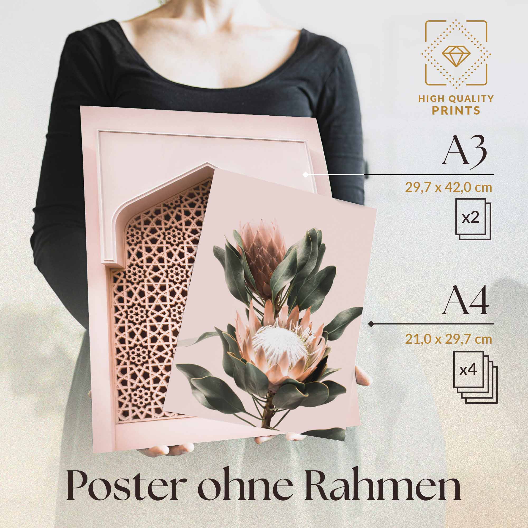 Pastell Monstera Pflanzen