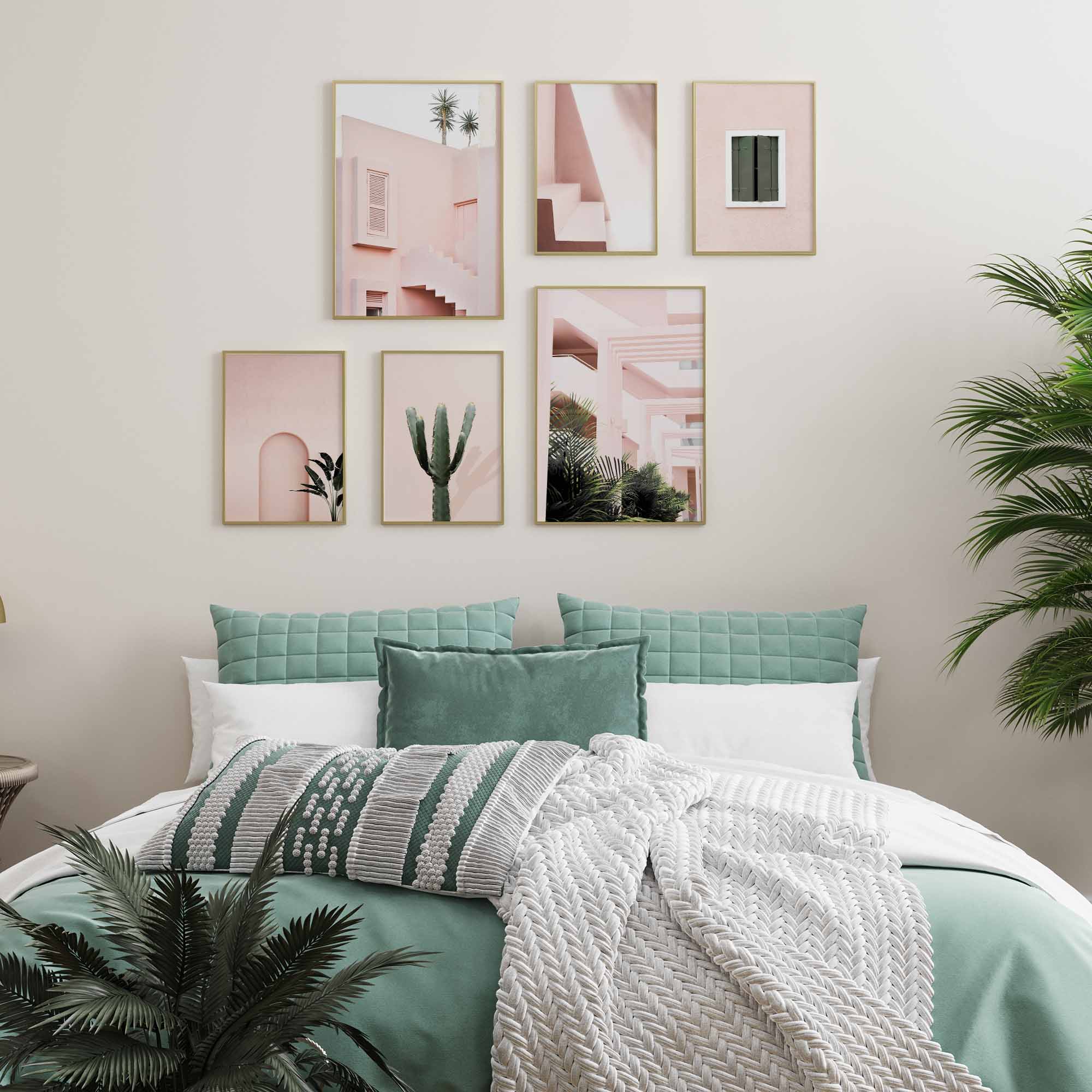 Architektur Pink Kaktus