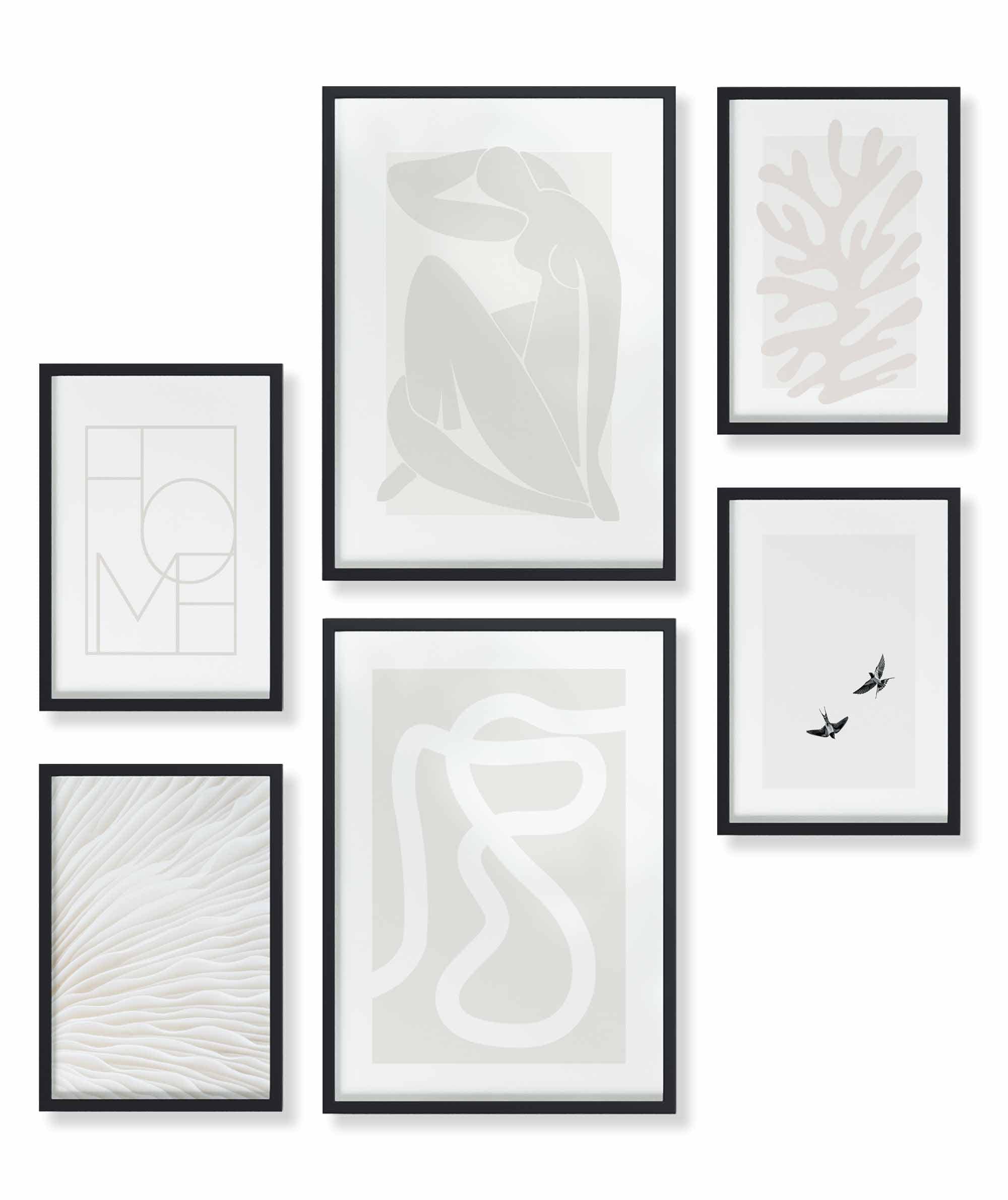 Abstrakt Matisse Beige