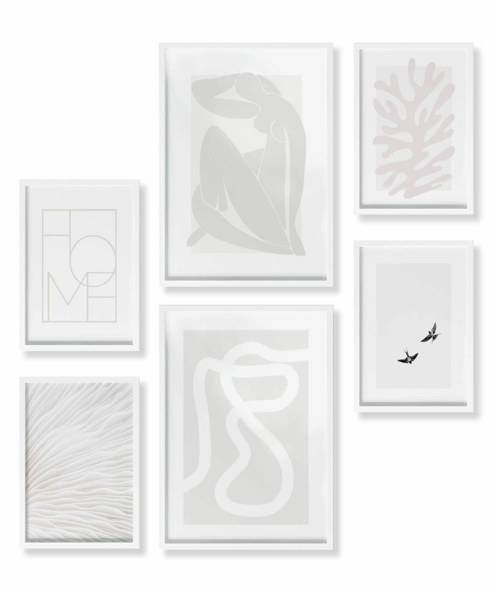 Abstrakt Matisse Beige