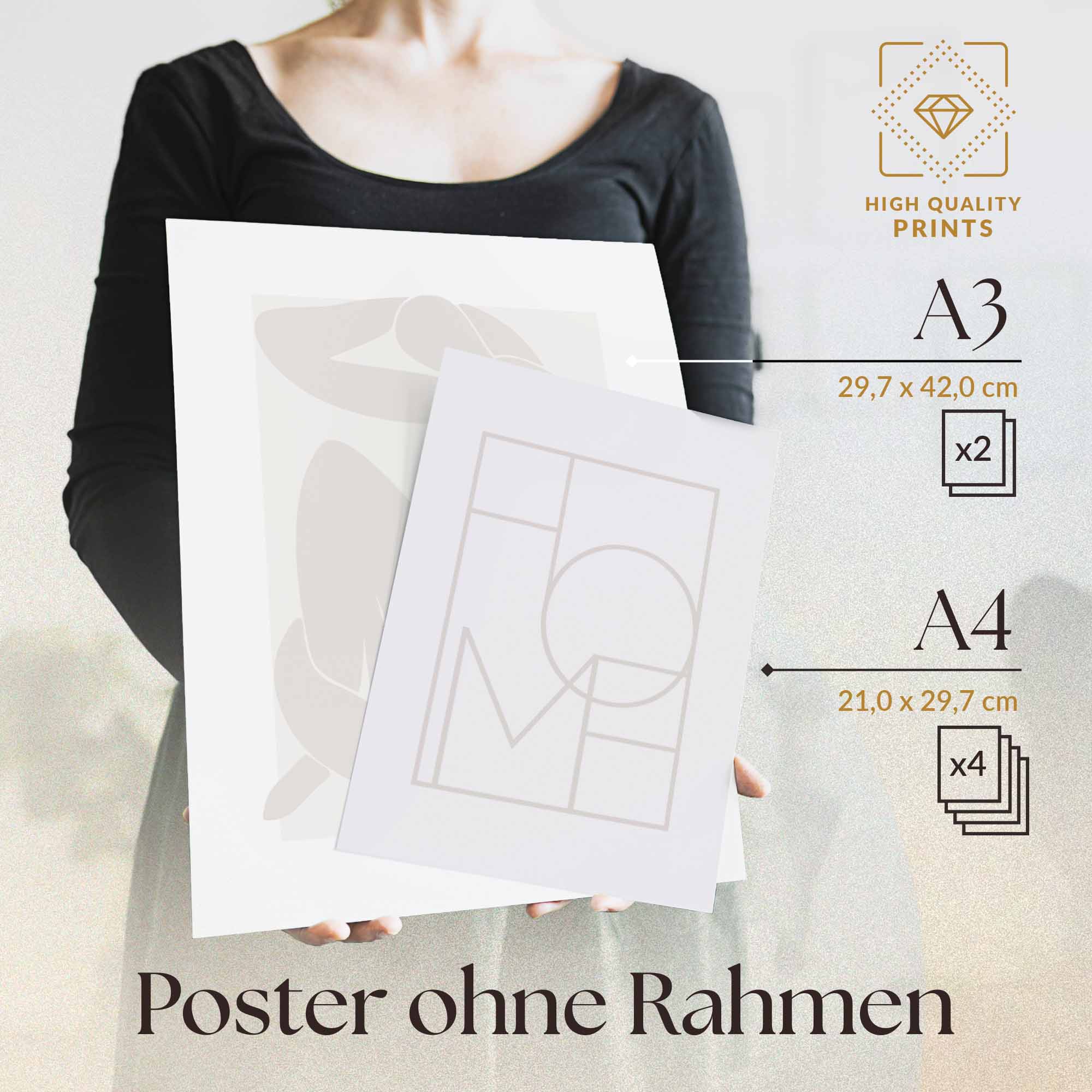 Abstrakt Matisse Beige