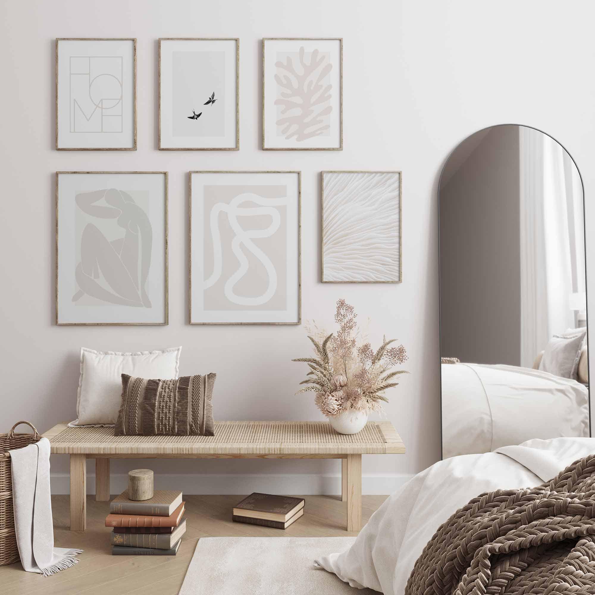 Abstrakt Matisse Beige