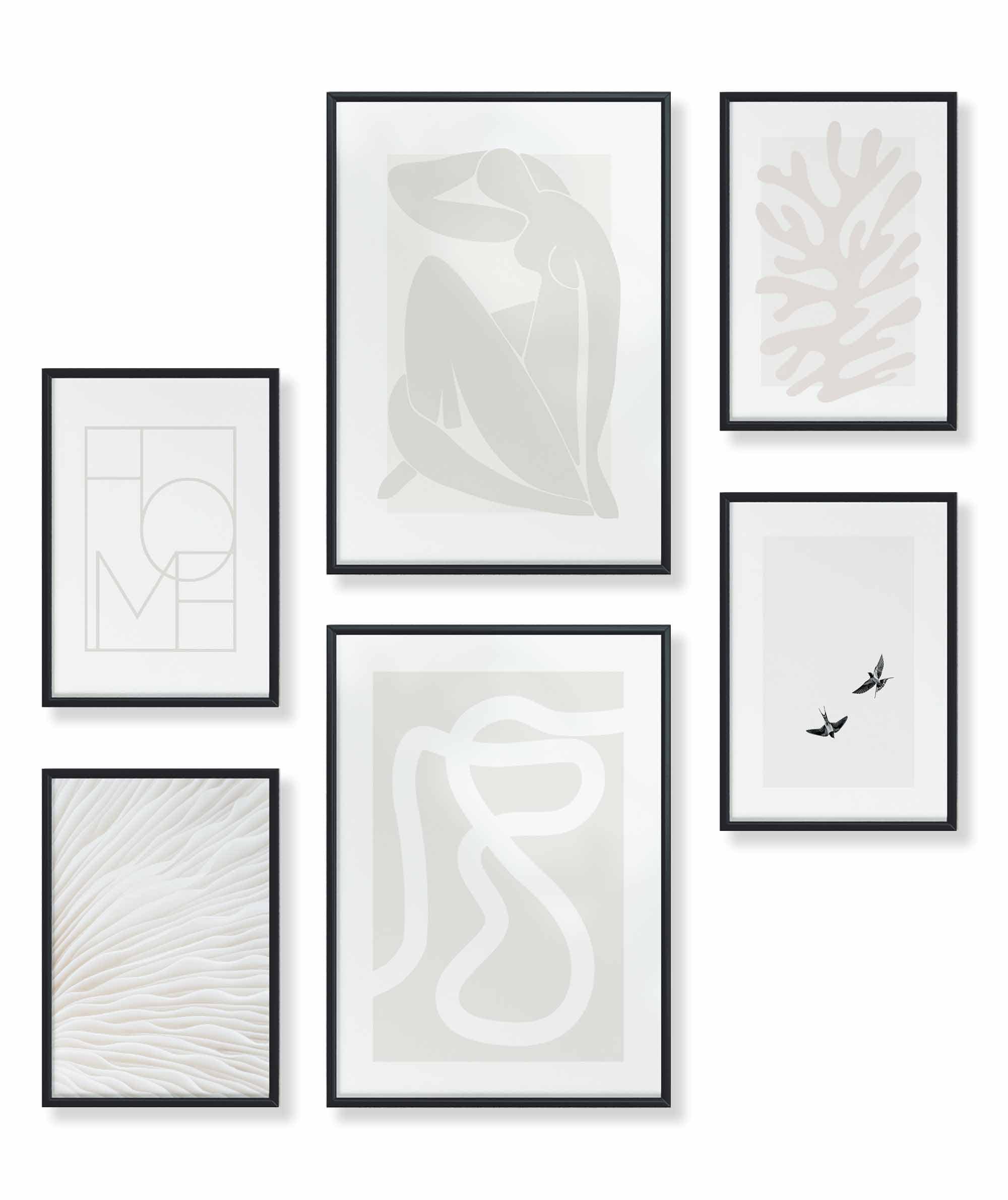 Abstrakt Matisse Beige