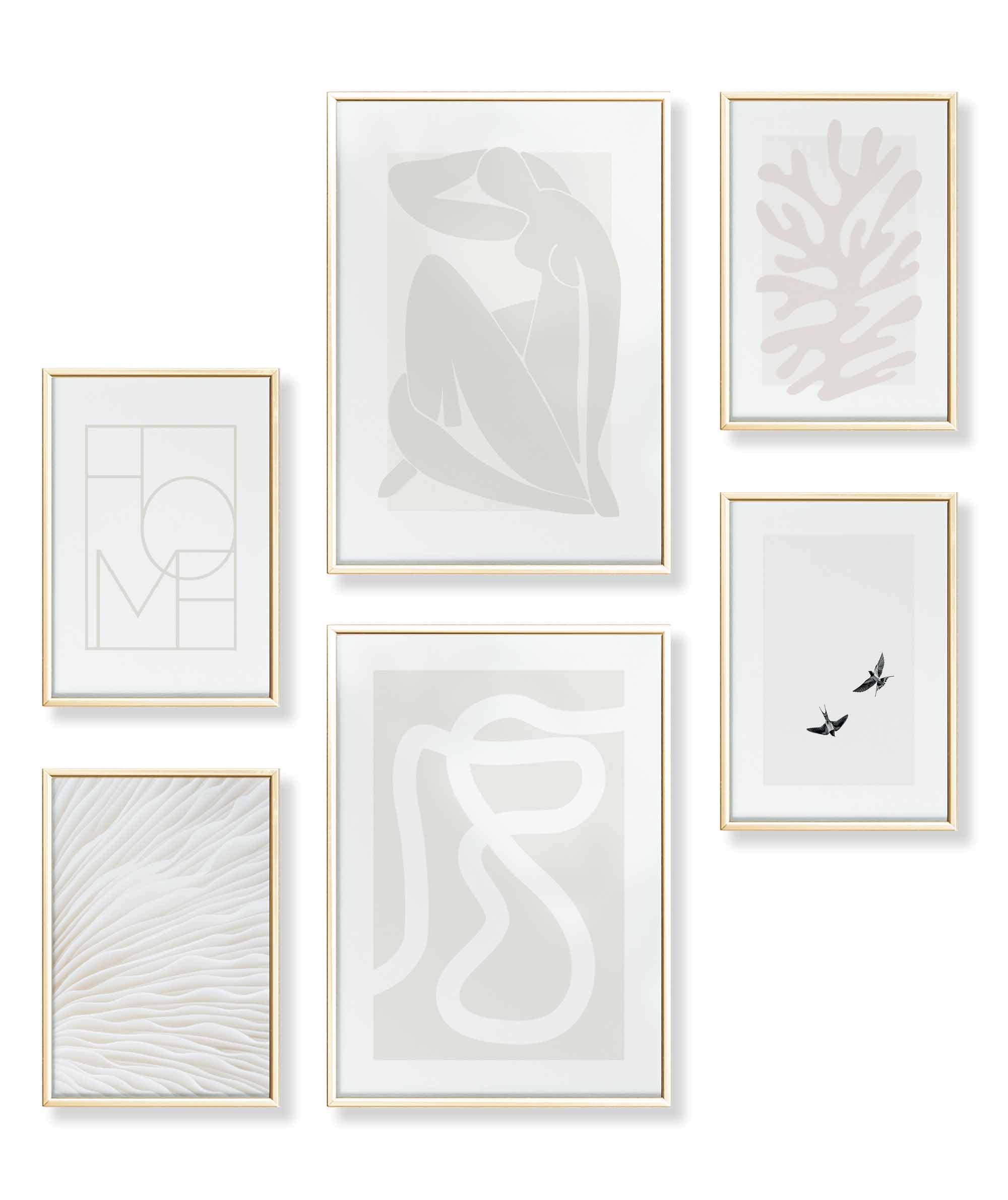 Abstrakt Matisse Beige