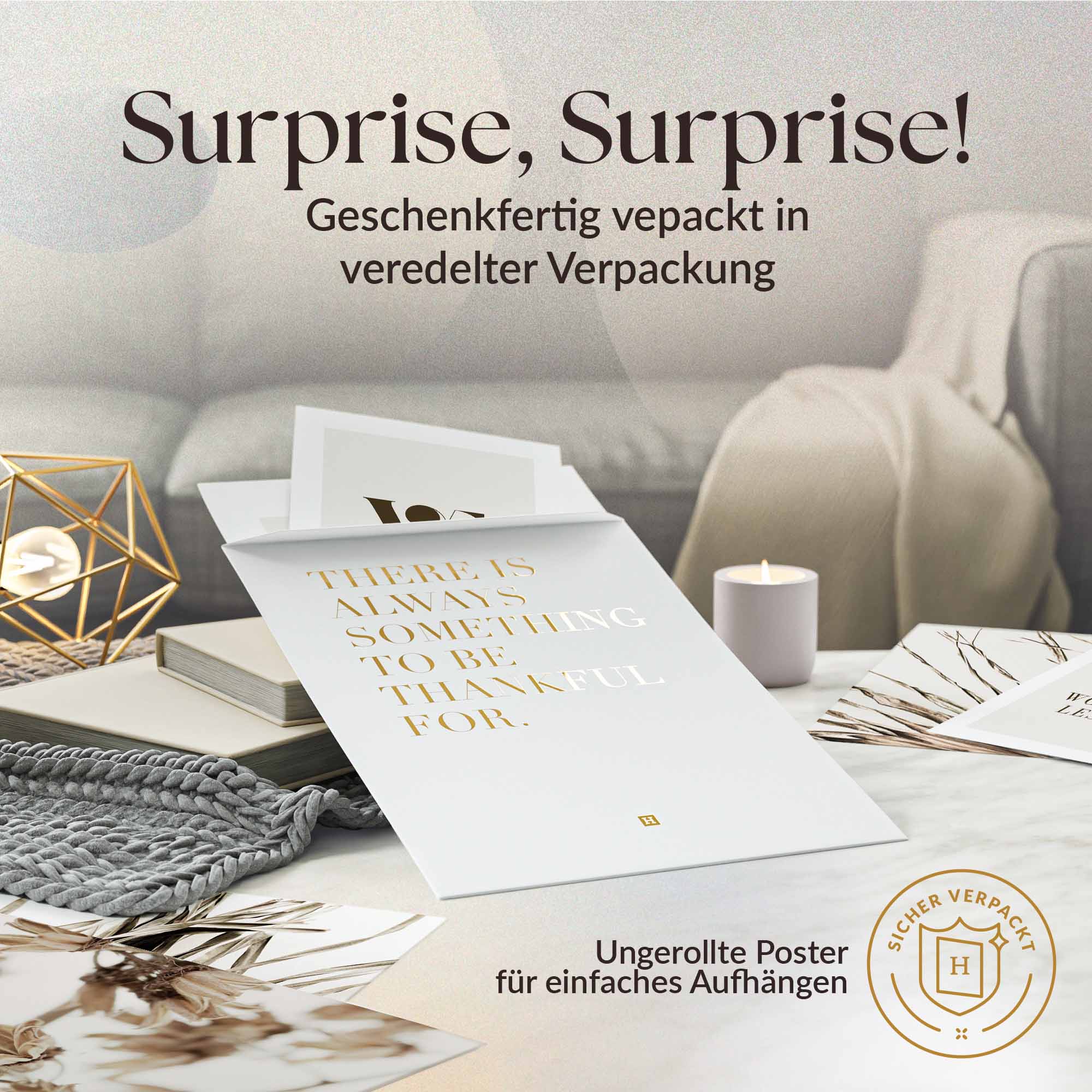 Abstrakt Beige Blume