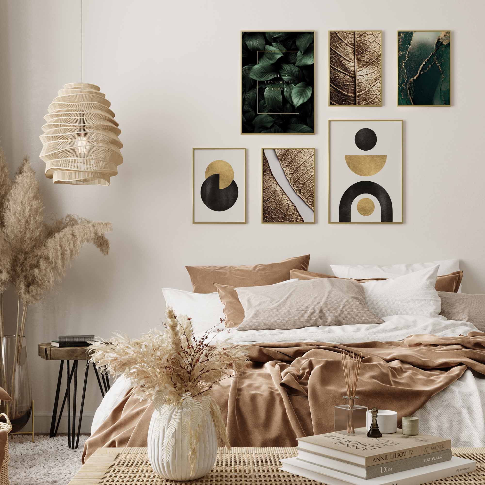 Abstrakt Gold Geometrisch