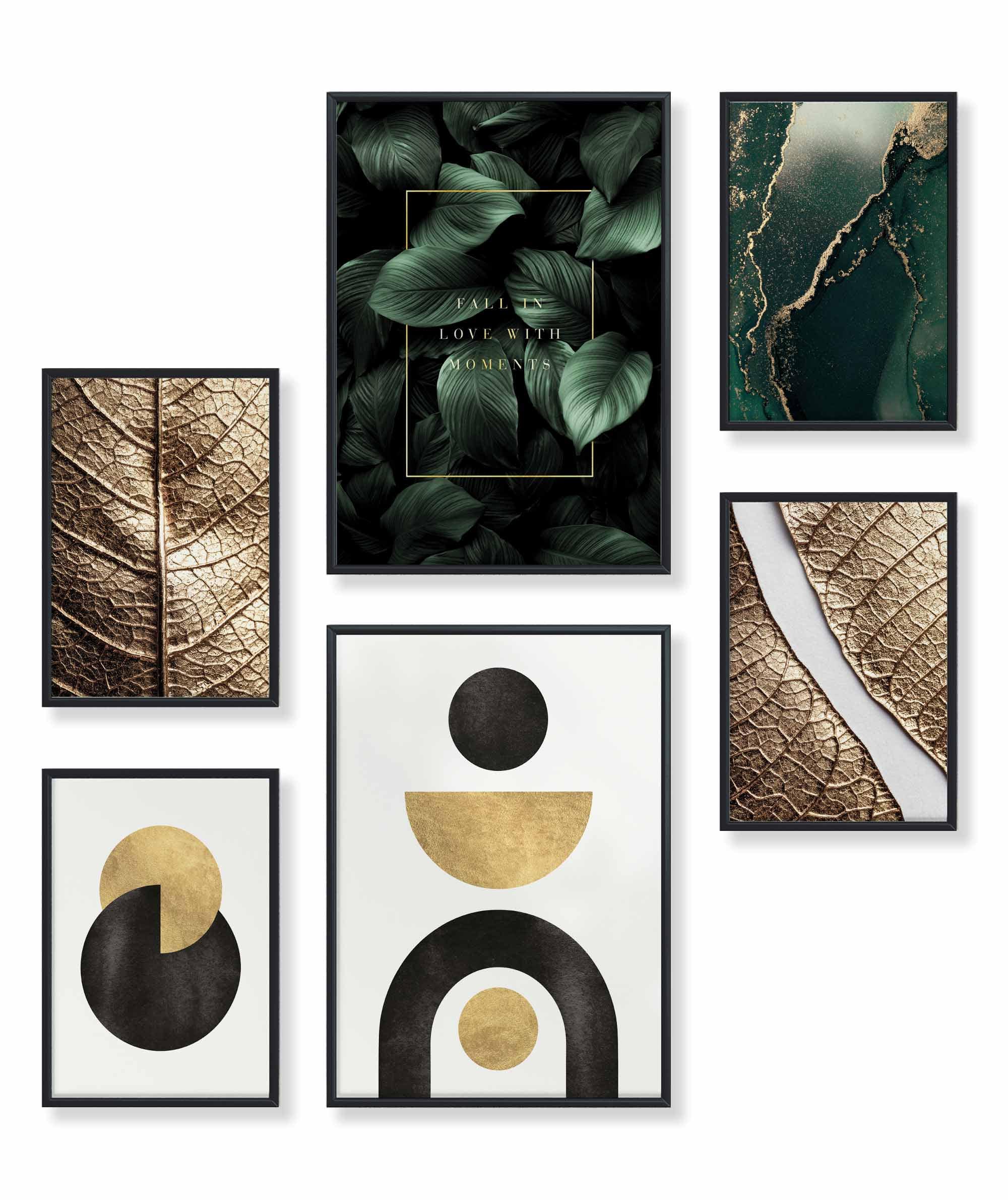 Abstrakt Gold Geometrisch