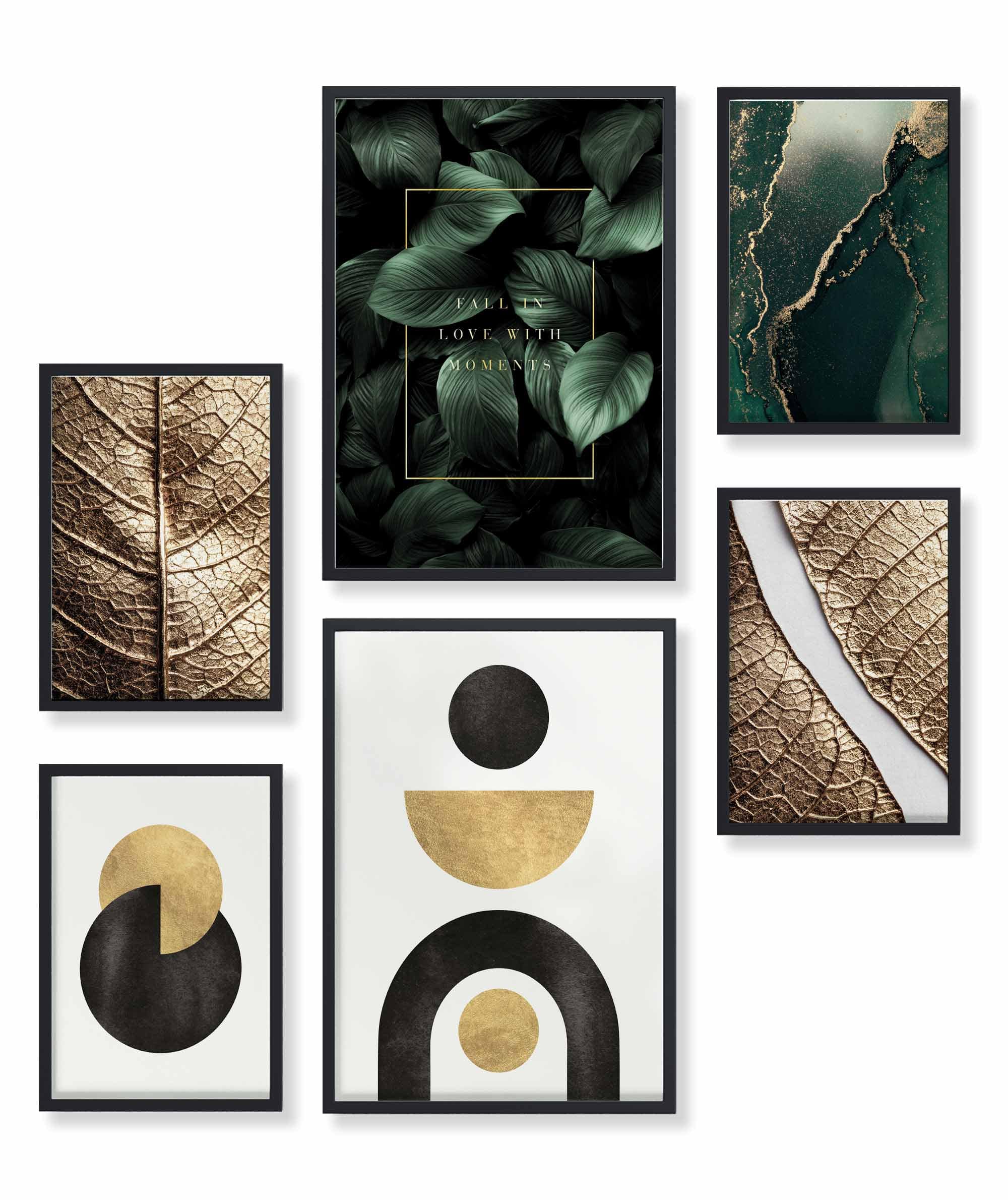 Abstrakt Gold Geometrisch