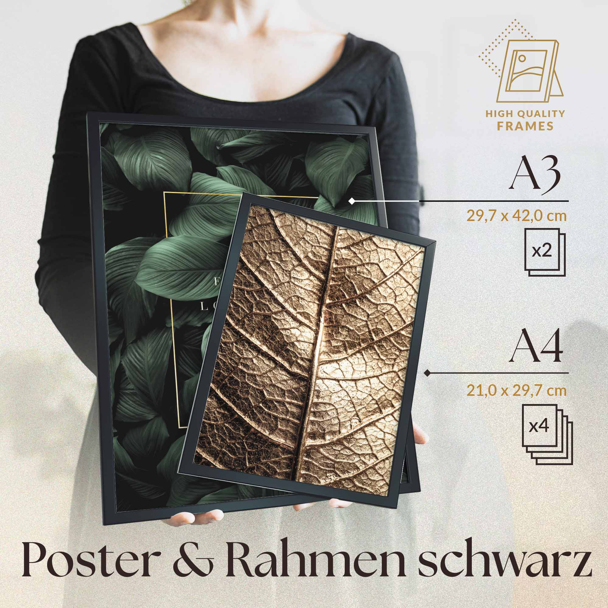 Abstrakt Gold Geometrisch