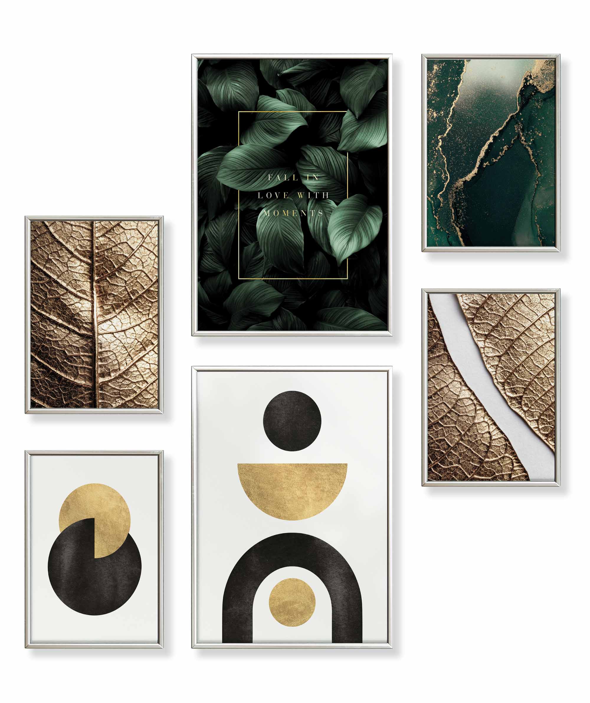 Abstrakt Gold Geometrisch