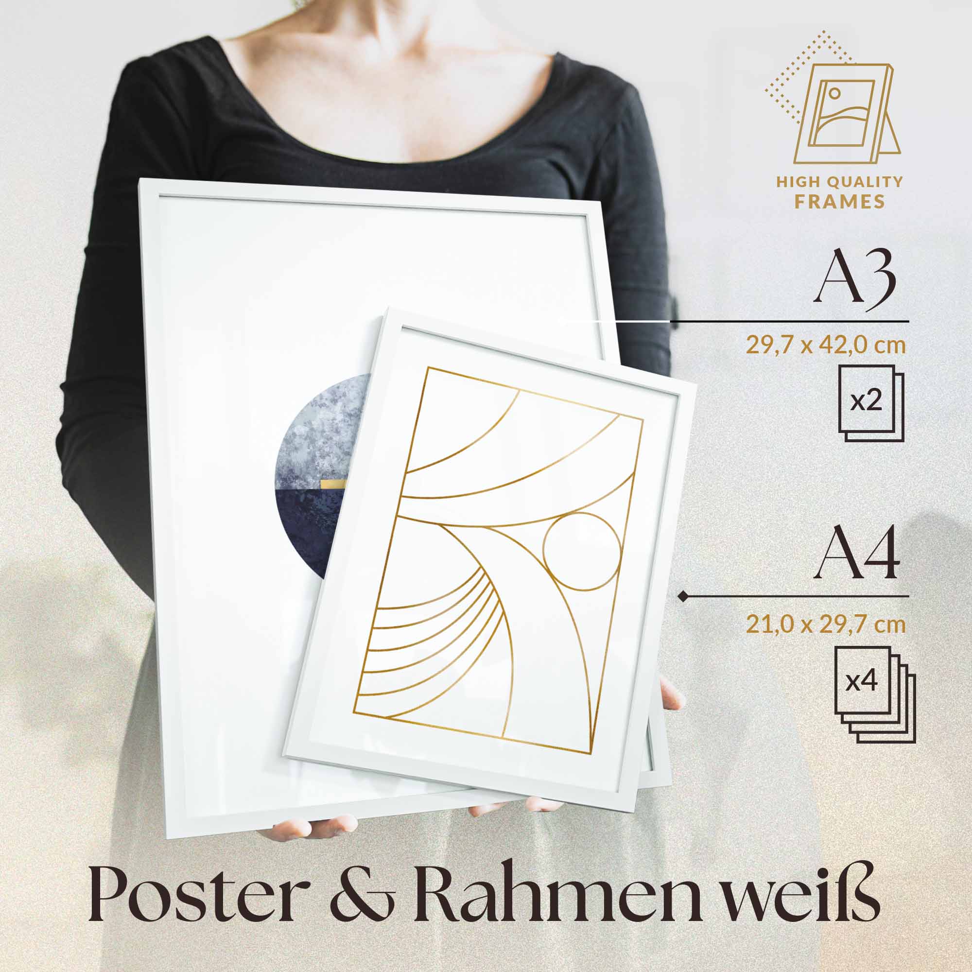 Abstrakt Blau Marrmor