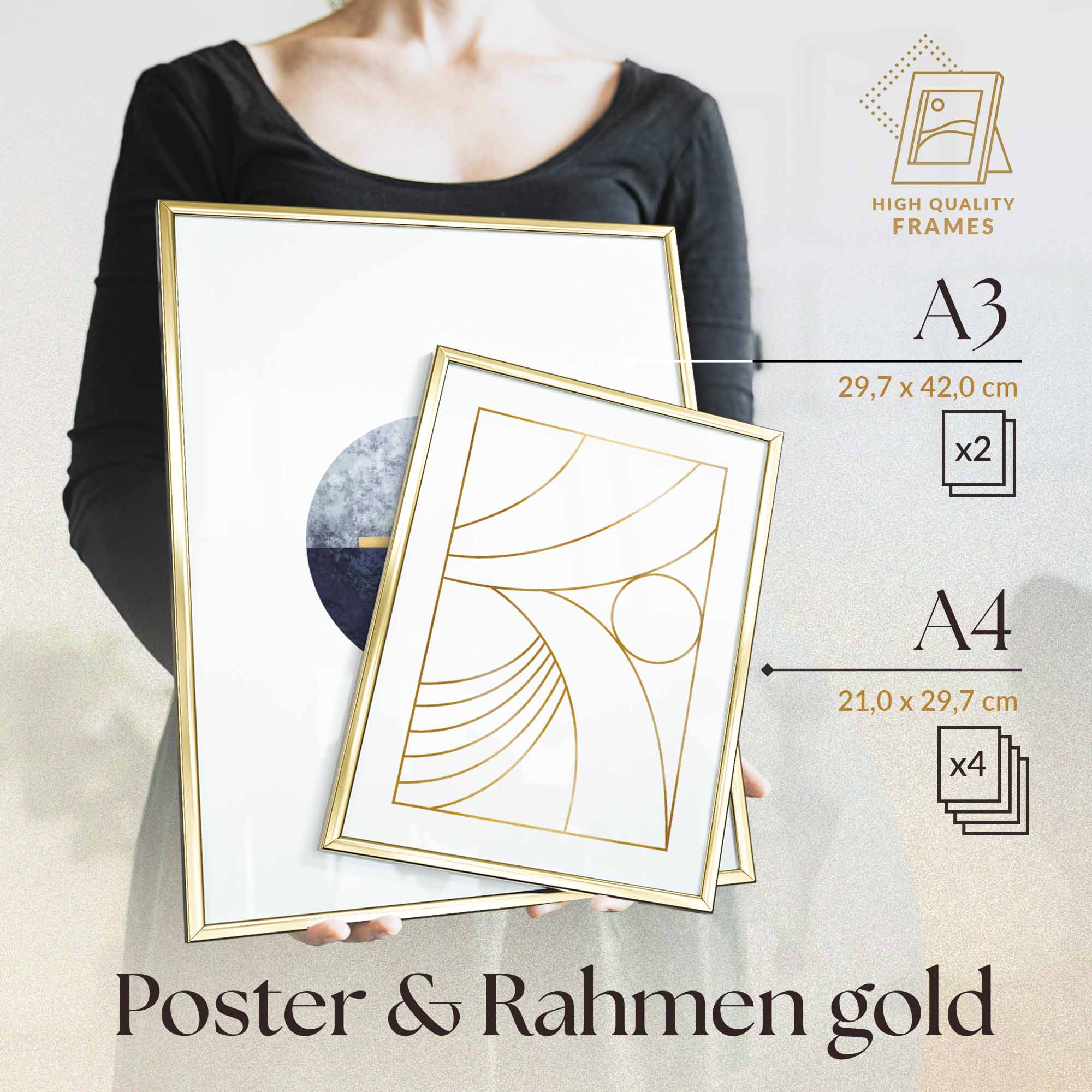 Abstrakt Blau Marrmor