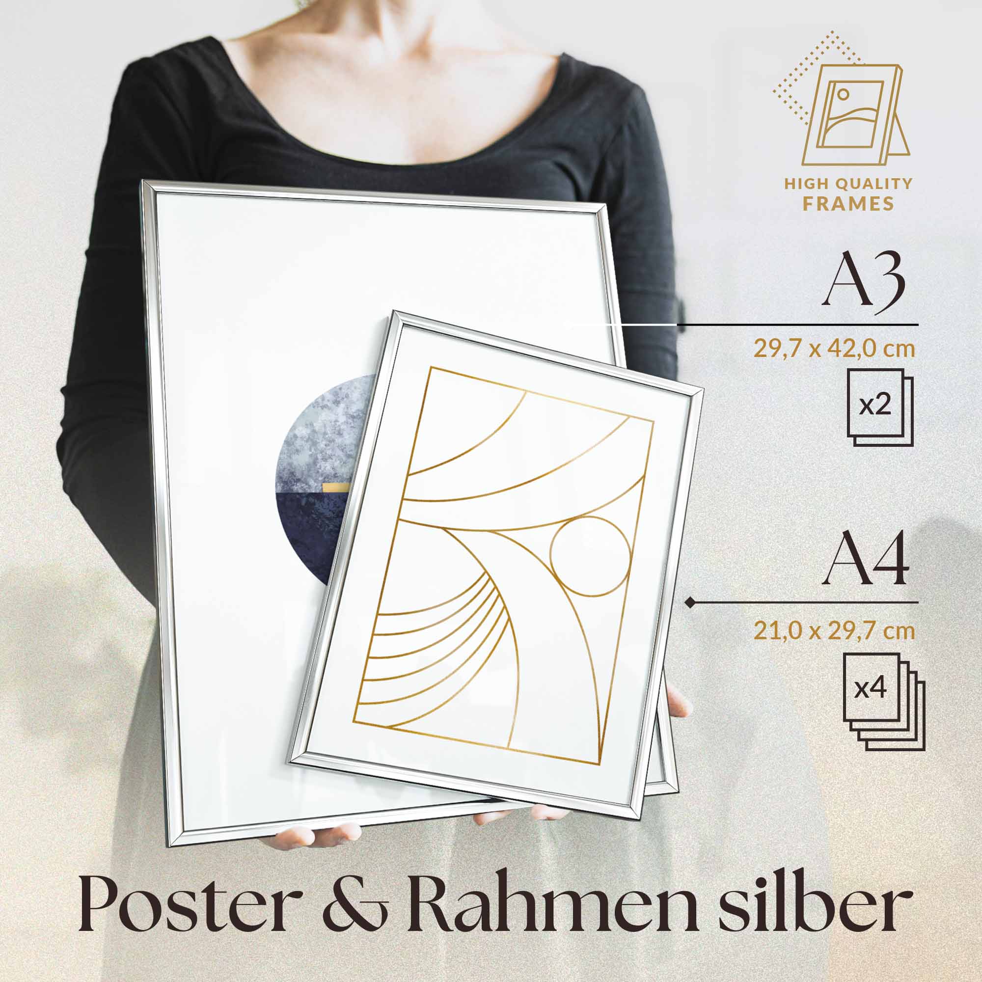 Abstrakt Blau Marrmor