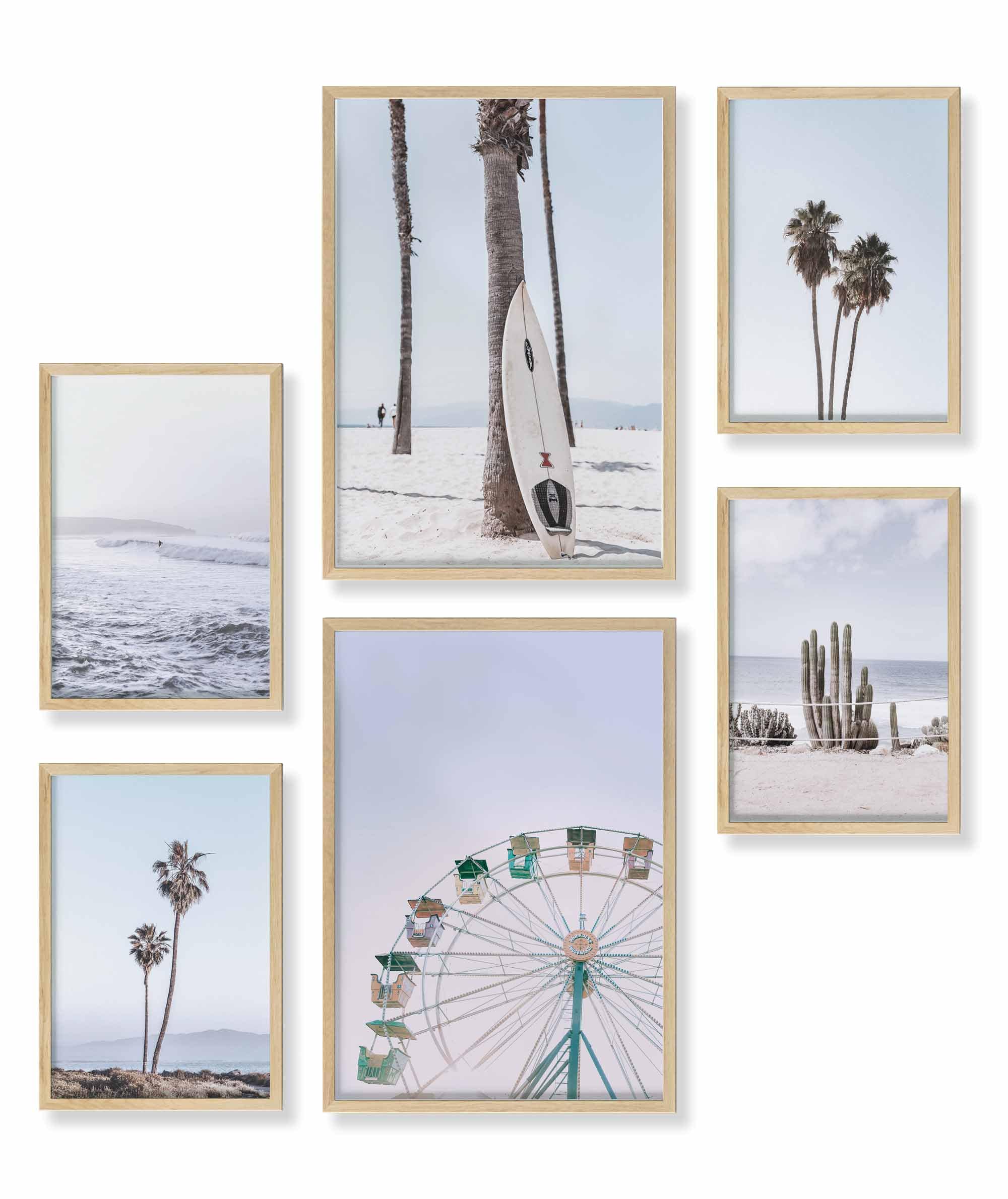 Pastell Surf Palmen