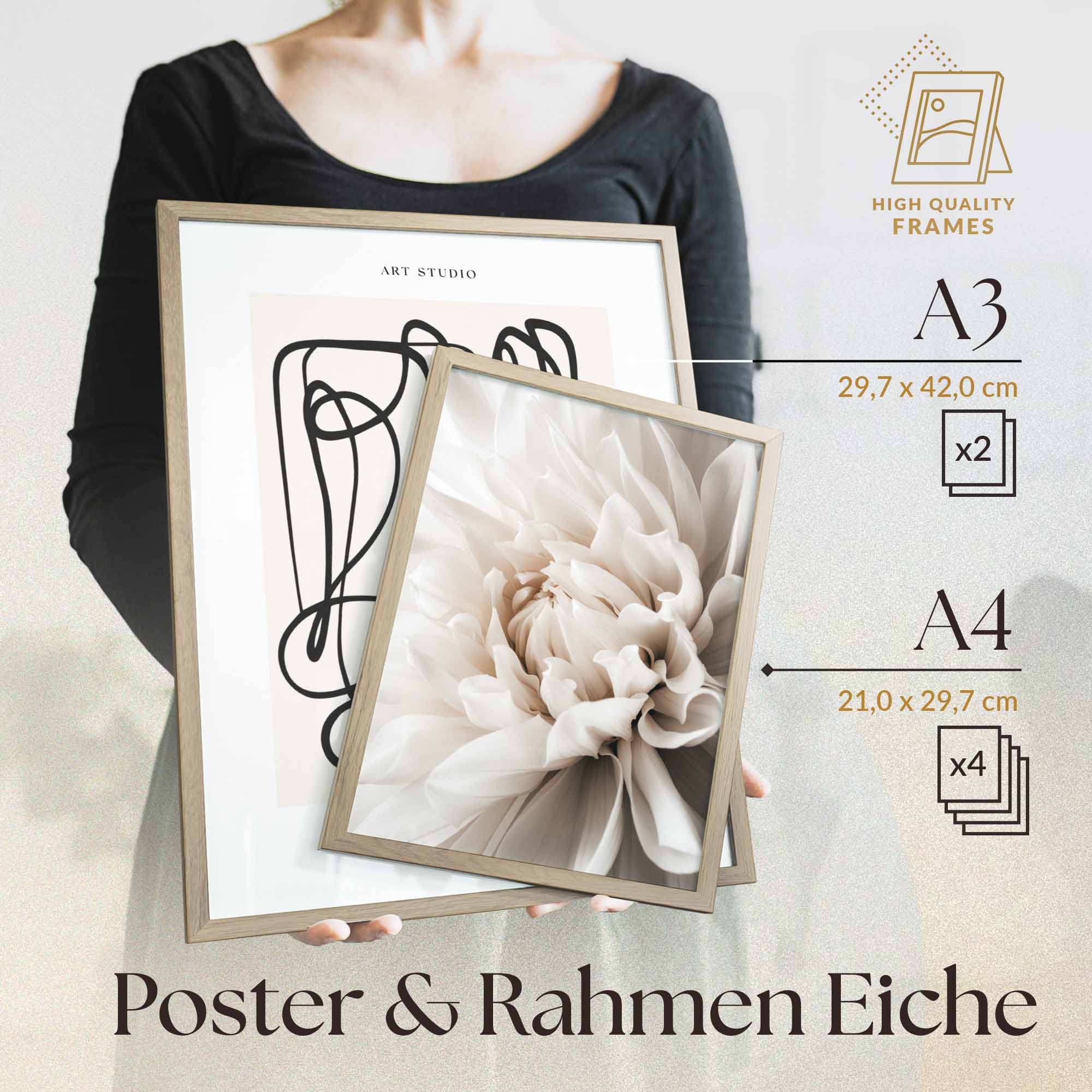 Art Beige Blumen