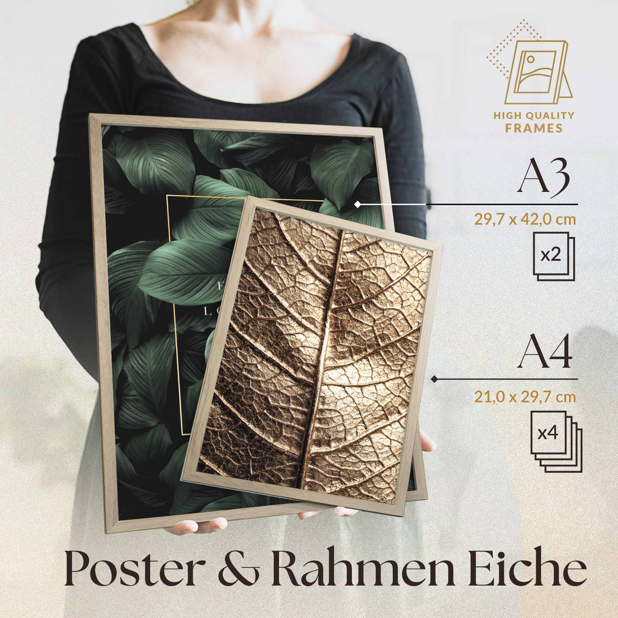 Abstrakt Gold Geometrisch