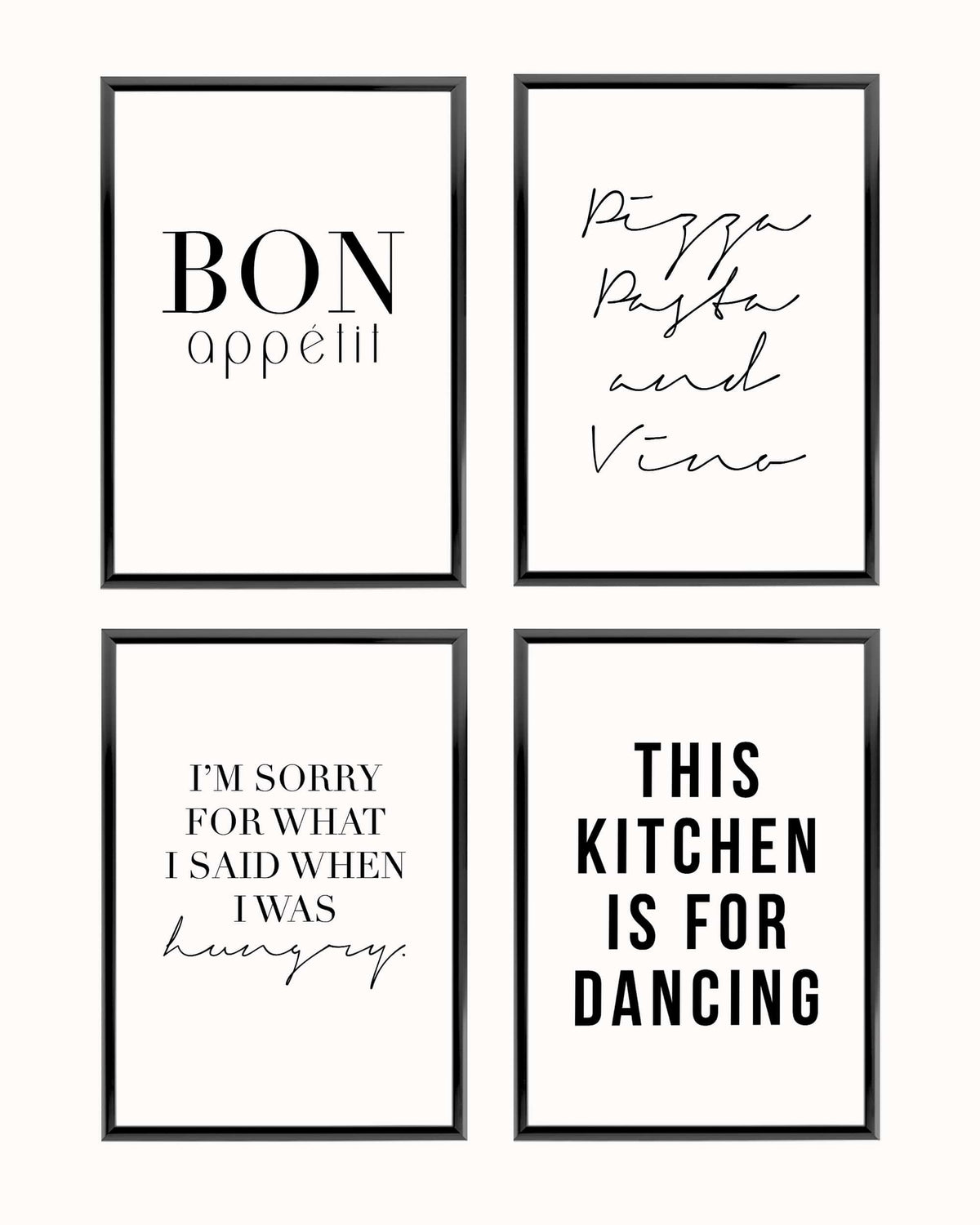 Kitchen Posters Set Kitchen Poster Set – Heimlich Poster Sets