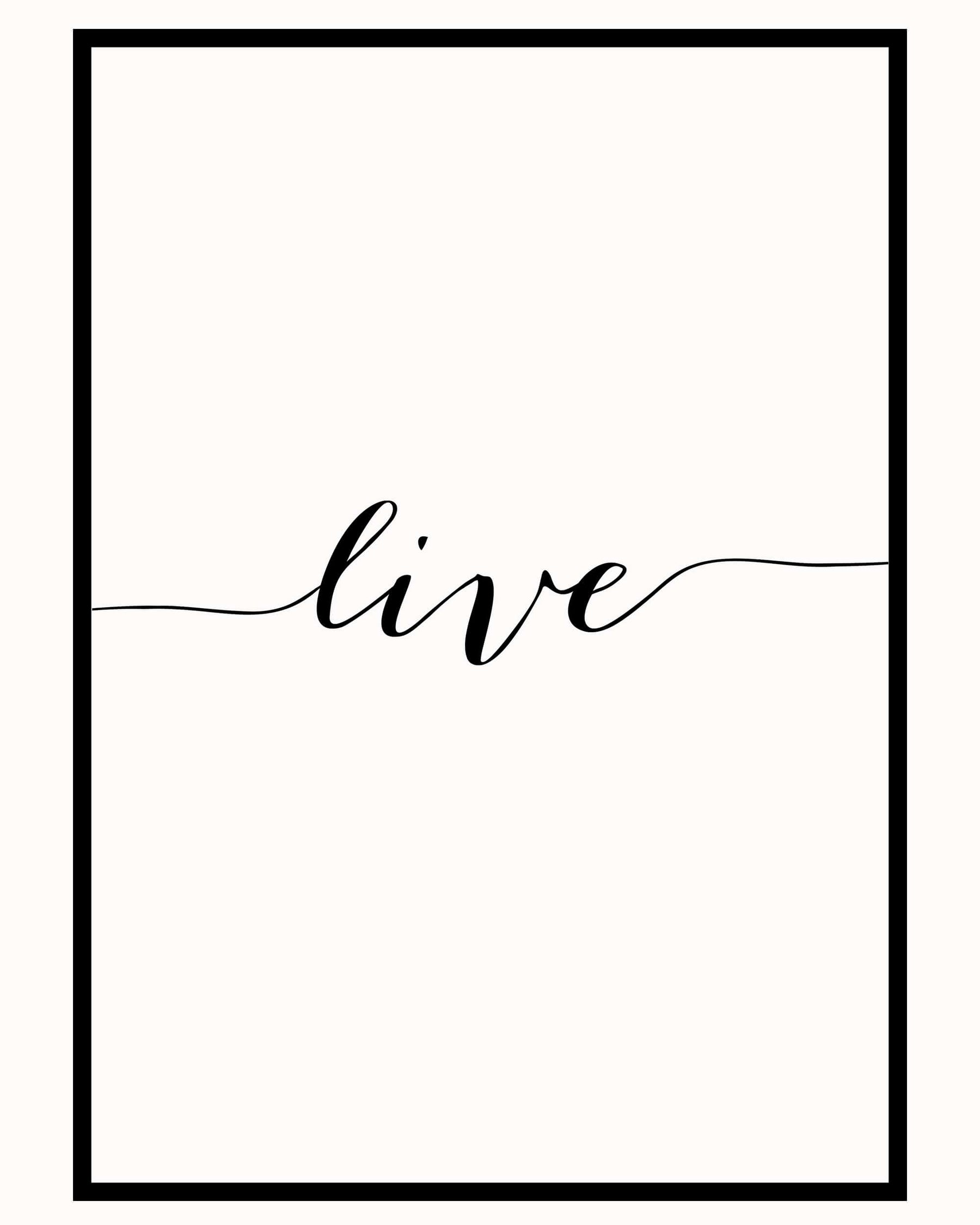 Live Love Laugh Poster Set Heimlich Poster Sets