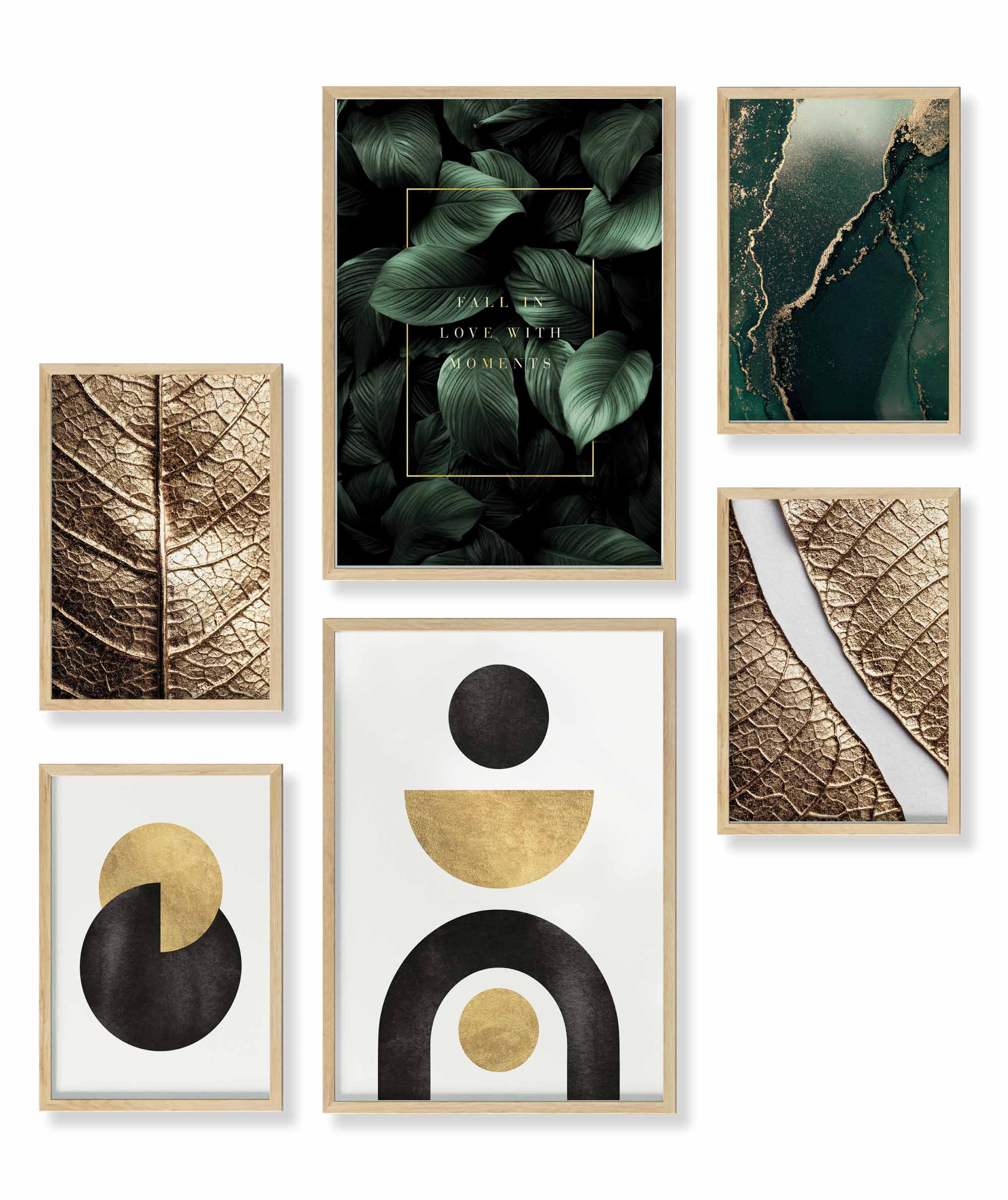 Abstrakt Gold Geometrisch