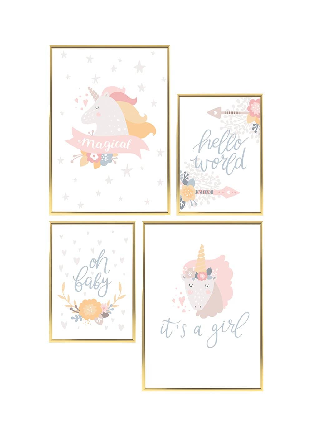 Unicorn - Heimlich Poster Sets