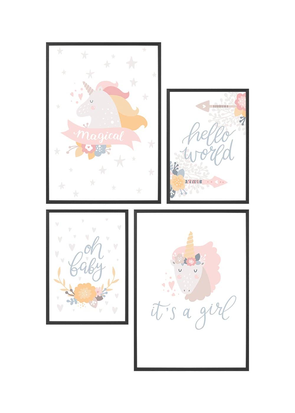 Unicorn - Heimlich Poster Sets