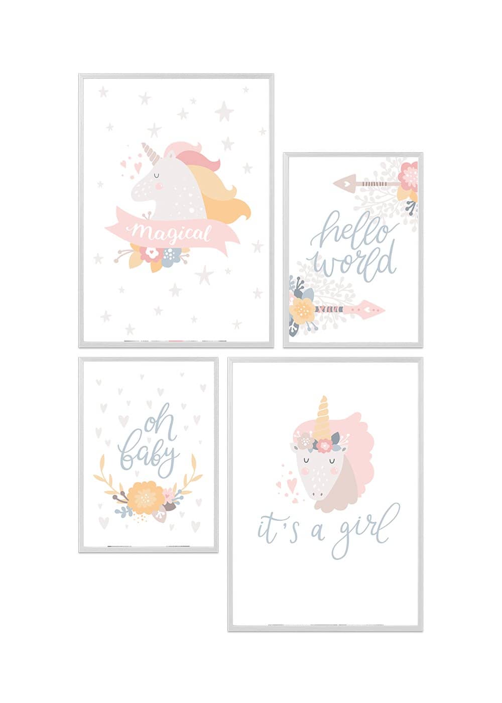 Unicorn - Heimlich Poster Sets